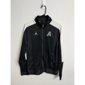 Jordan Brand Arizona Diamondbacks Team Issue MLB Full Zip Track Jacket Mens S